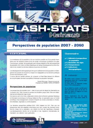 Flash-stats-Hainaut 2009/01 - Perspectives de population 2007 - 2060