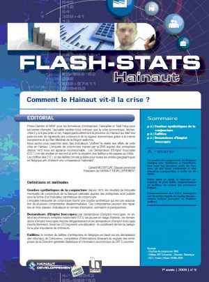 Flash-stats-Hainaut 2009/09 - Comment le Hainaut vit-il la crise?