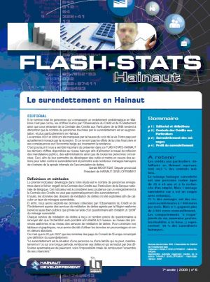 Flash-stats-Hainaut 2009/06 - Le surendettement en Hainaut
