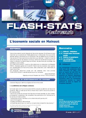 Flash-stats-Hainaut 2011/01 - L'économie sociale en Hainaut