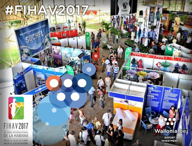 Stand collectif sur la Foire internationale de La Havane, Cuba (FIHAV)