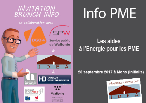 Brunch Info "Les aides à l'énergie pour les PME"