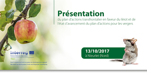 Présentation du plan d’actions transfrontalier en faveur du lérot et de l’état d’avancement du plan d’actions pour les vergers