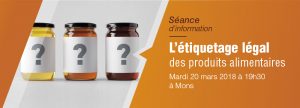 l'étiquetage légal des produits alimentaires