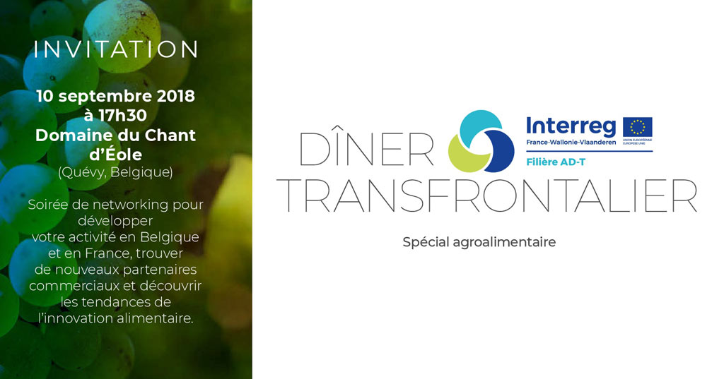 DINER TRANSFRONTALIER - Spécial agroalimentaire