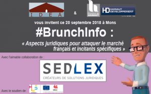 #BrunchInfo: aspects juridiques pour attaquer le marché français et les incitants spécifiques.