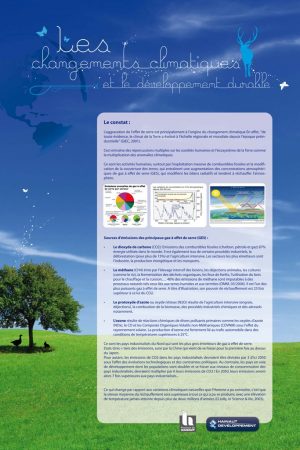 Les changements climatiques et les gestes éco citoyens (expo en prêt)