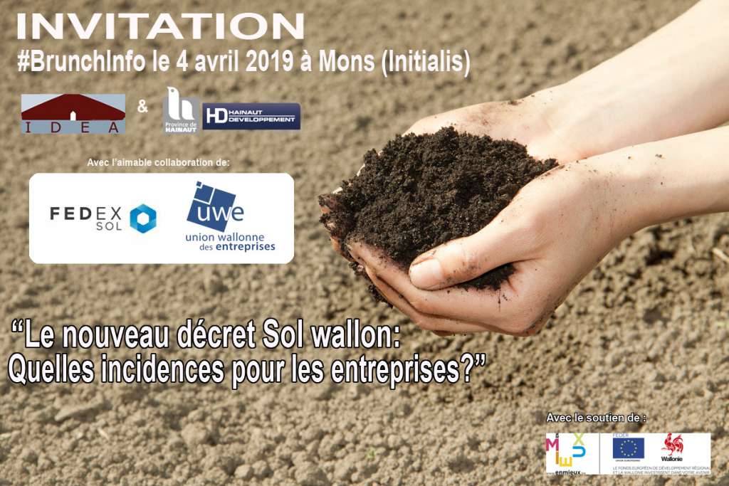 #BRUNCHINFO - "Le nouveau décret Sol wallon: quelles incidences pour les entreprises?"