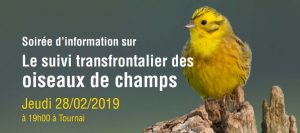 Le suivi transfrontalier des oiseaux de champs