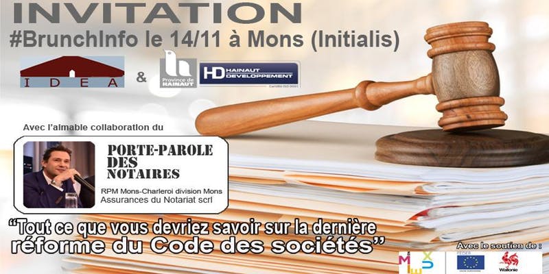 BrunchInfo: "Tout ce que vous devriez savoir sur la dernière réforme du Code des sociétés"