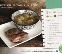 Viande aux chicons à la bière