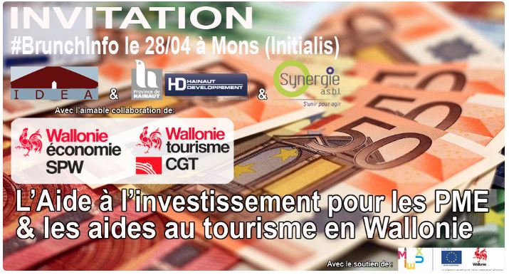 BrunchInfo "L'aide à l’investissement pour les PME & les aides au tourisme en Wallonie"
