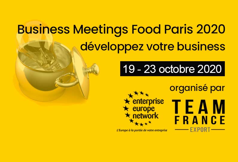 Business Meetings Food Paris 2020