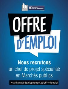 Offre d'emploi Marchés publics