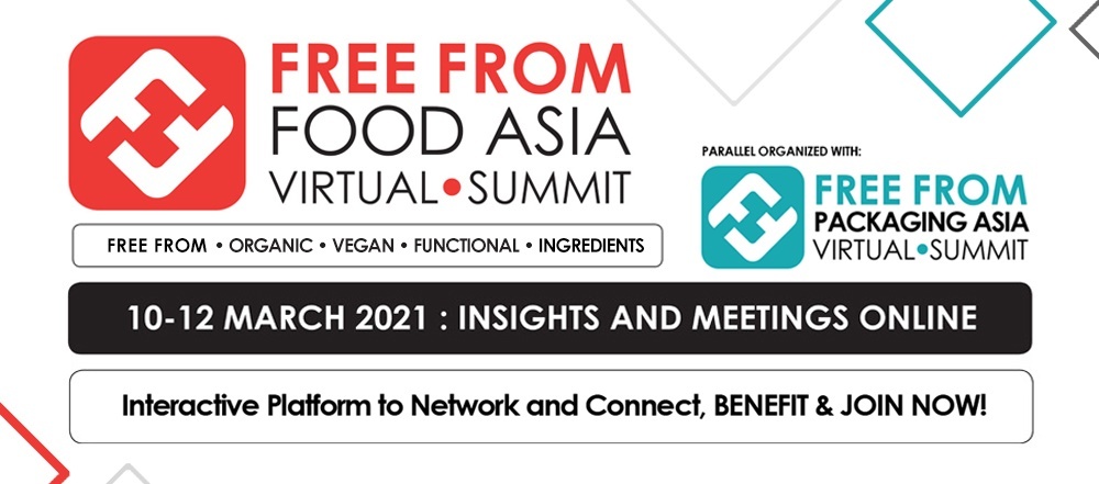 FREE FROM FOOD ASIA ONLINE SUMMIT | 10-12/03/2021