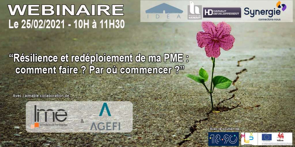 WEBINAIRE - Résilience et redéploiement de ma PME: Comment faire? Par où commencer?