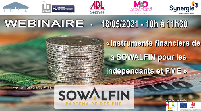 WEBINAIRE - « Instruments financiers de la SOWALFIN pour les indépendants et PME »
