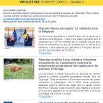 INFOLETTRE EUROPE DIRECT - HAINAUT n° 19 (14/07/2021)
