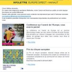 INFOLETTRE EUROPE DIRECT - HAINAUT n° 16 (22/04/2021)