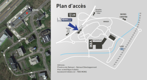 Plan d'accès JDA 2021