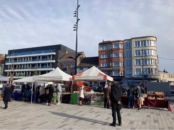 Marché du terroir au coeur de Mouscron