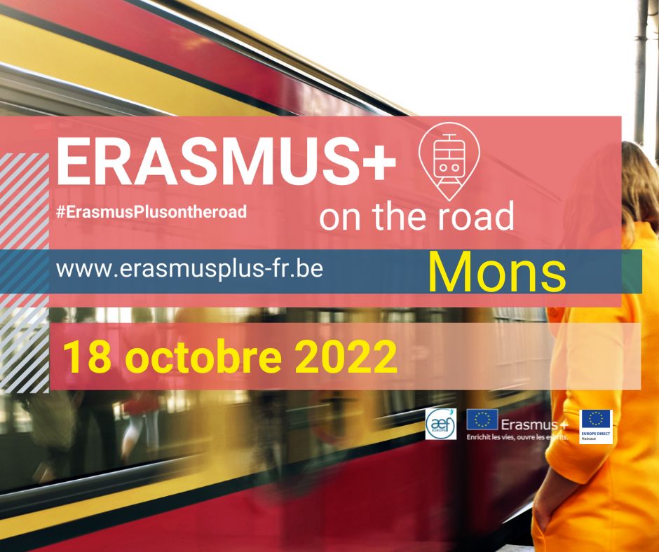 ERASMUS+ On the road – séance d'information à Mons