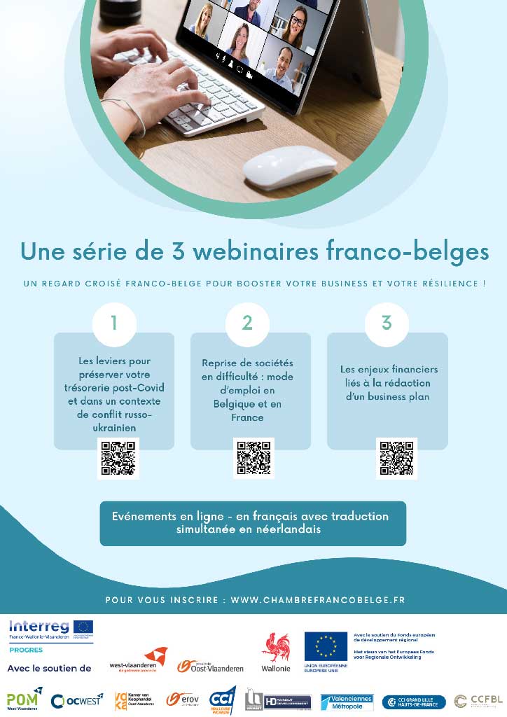 PROGRES : Les Webinaires financiers Franco-Belge