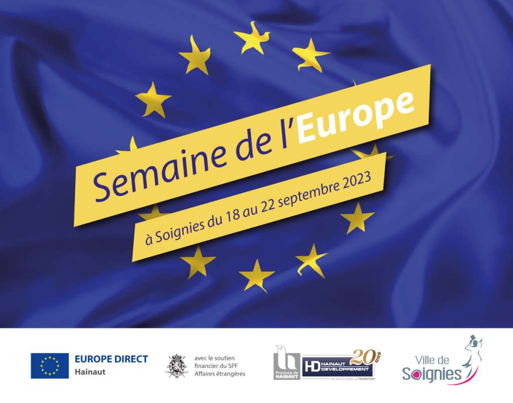 La semaine de l’Europe à Soignies du 18 au 22 septembre