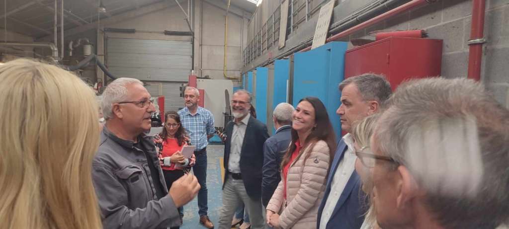 Benoît LUTGEN était présent au Lycée provincial des Sciences et des Technologies