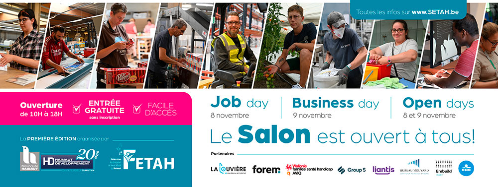 Salon des Entreprises de Travail adapté du Hainaut