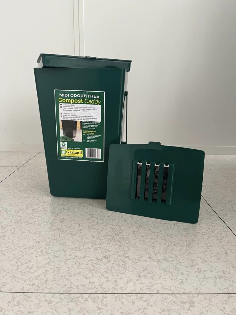 Seau Composteur caddy vert de 9l