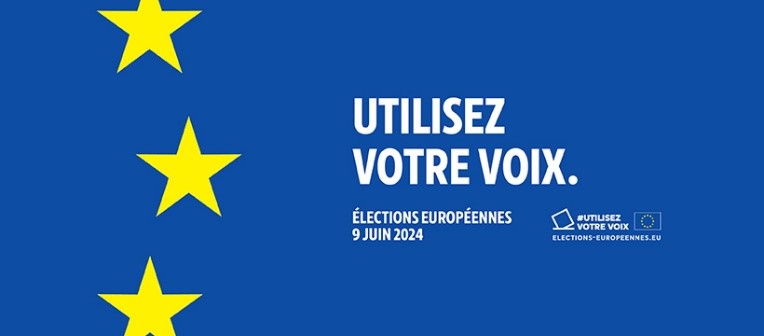 élections européennes du 9 juin. 