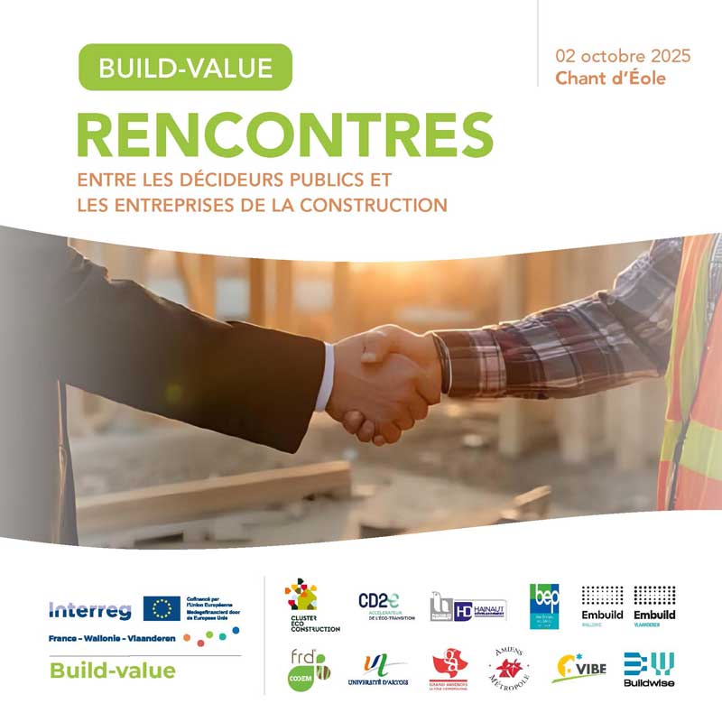 BUILD-VALUE : Rencontre entre les décideurs publics et les entreprises de la construction