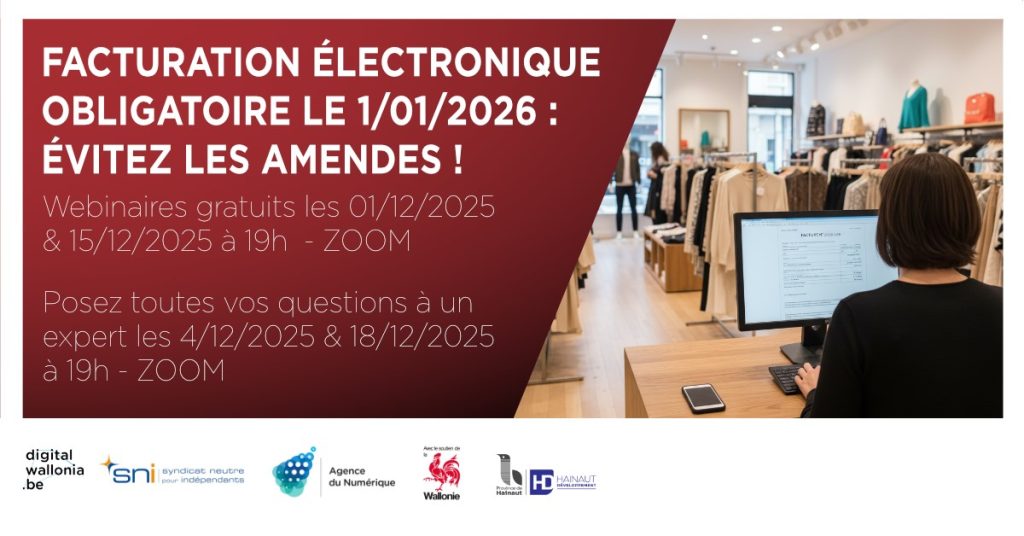 Webinaire: Facturation électronique : dernière limite avant l’obligation !!!!