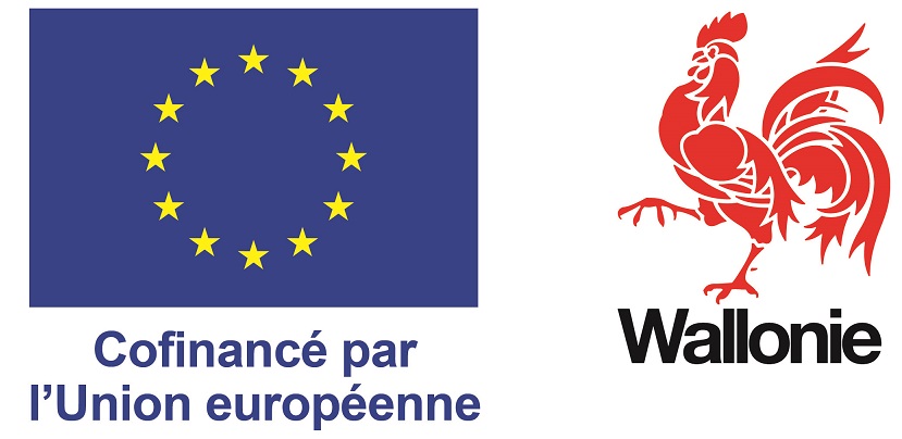 Logo UE et Wallonie Cofinancement