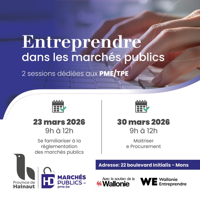 Se familiariser à la réglementation des marchés publics – session de mars