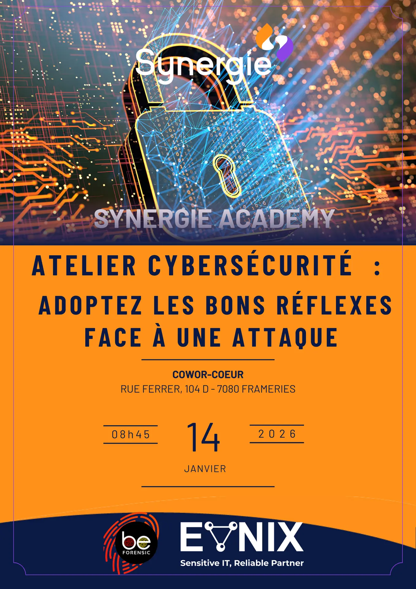 Atelier Cybersécurité : adoptez les bons réflexes face à une attaque