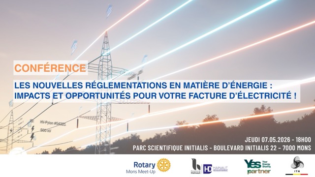 Conférence - Les nouvelles réglementations en matière d’énergie : impacts et opportunités pour votre facture d’électricité !