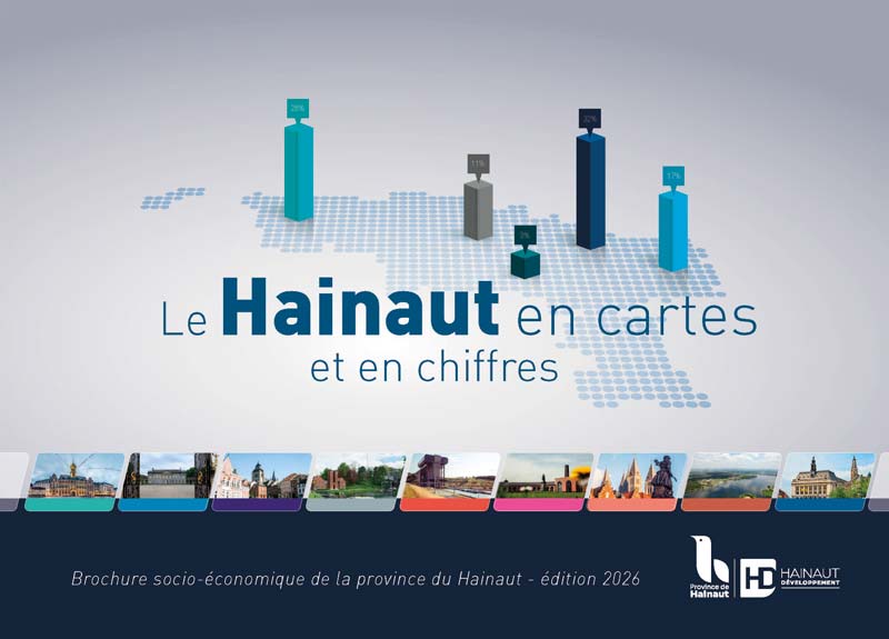 Couverture de la brochure statistique du Hainaut 2026
