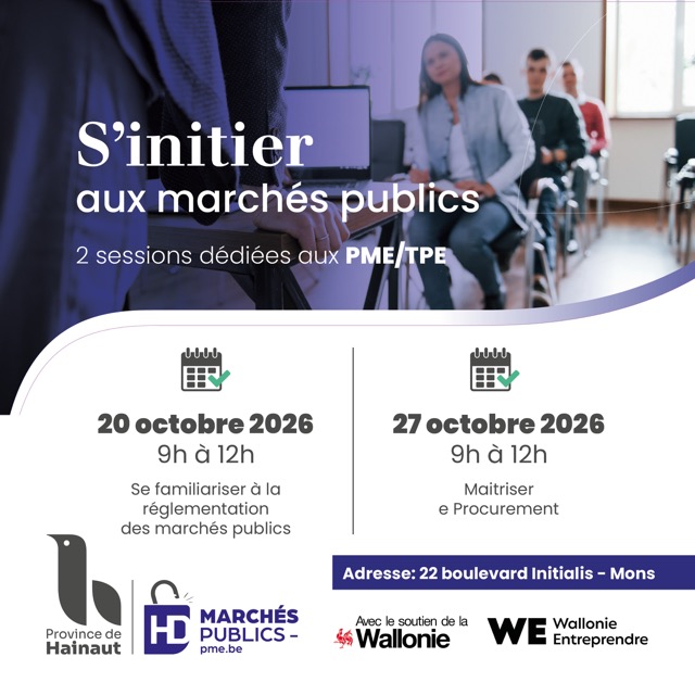 Se familiariser à la réglementation des marchés publics – session d’octobre