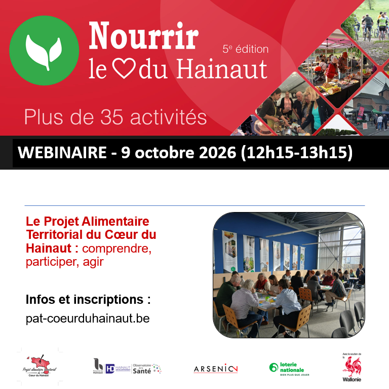 Le Projet Alimentaire Territorial du Cœur du Hainaut: comprendre, participer, agir