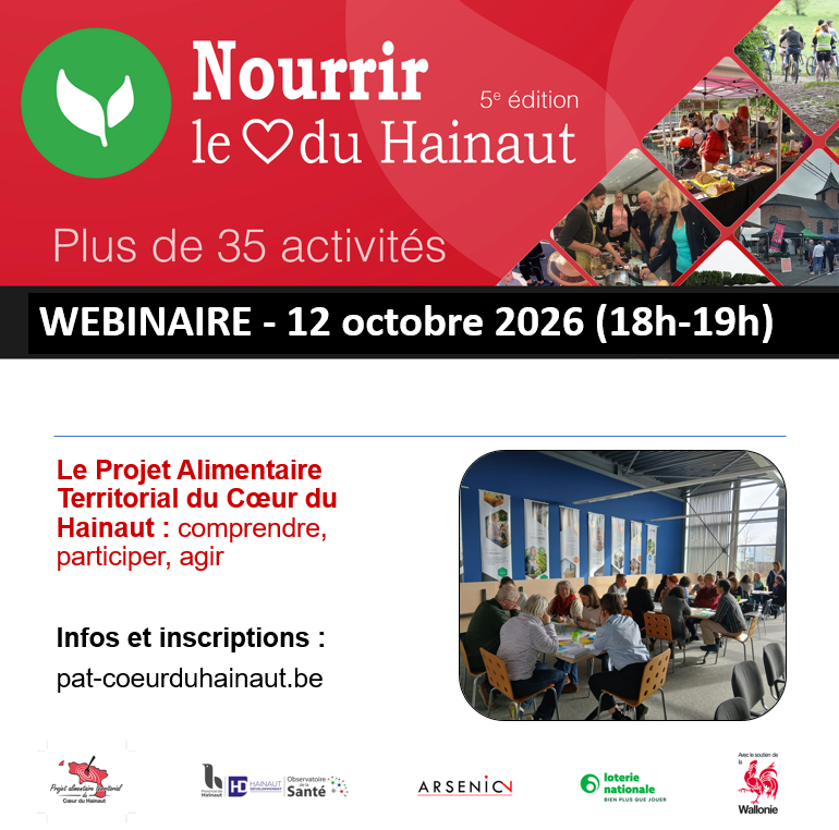 Le Projet Alimentaire Territorial du Cœur du Hainaut: comprendre, participer, agir