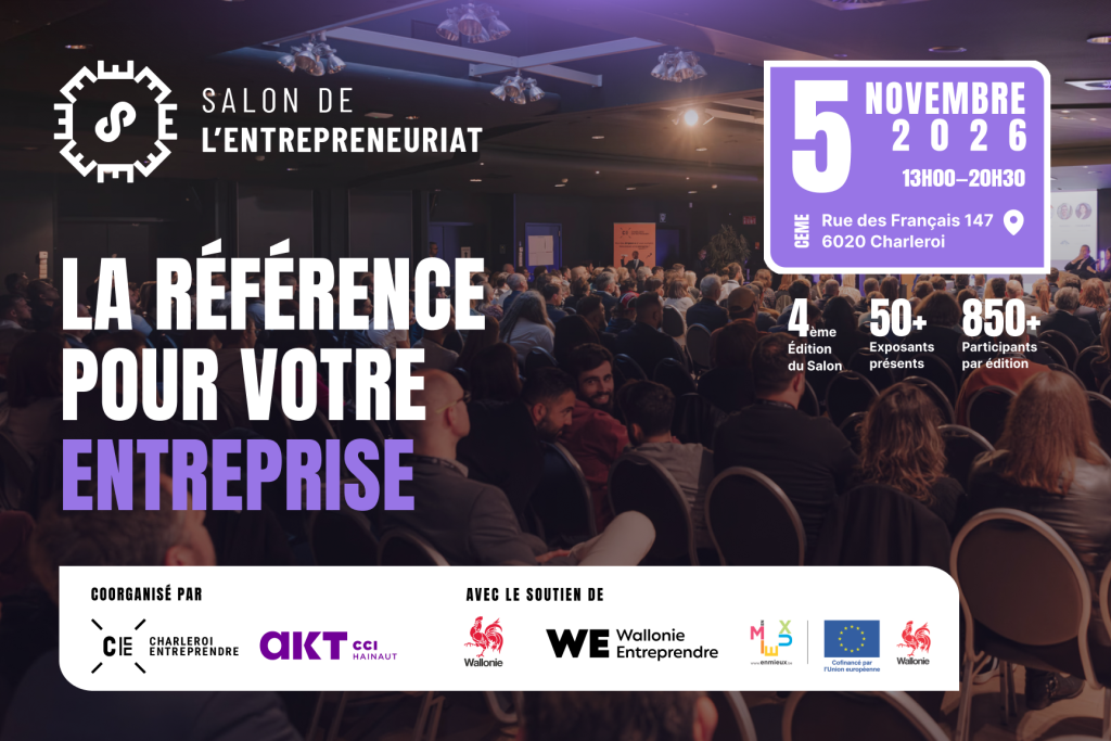 Hainaut Développement au Salon de l’entrepreneuriat le 5 novembre 2026