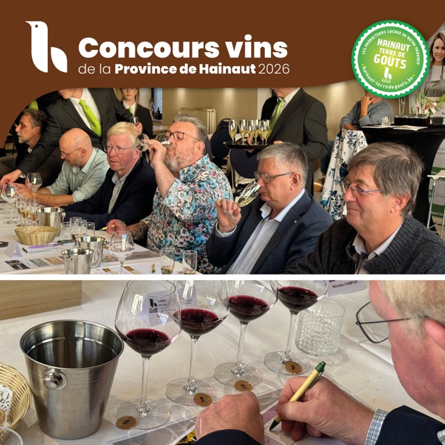 Vin_2026-jury Membres du jury dégustant les vins à l'aveugle lors du concours des vins du Hainaut 2026
