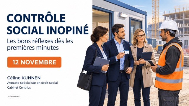 Contrôle social inopiné : les bons réflexes, dès les premières minutes