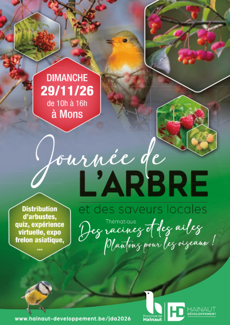 Journée de l'arbre et des saveurs locales 2026 - Distribution d'arbres et marché de producteurs locaux